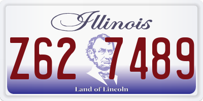 IL license plate Z627489
