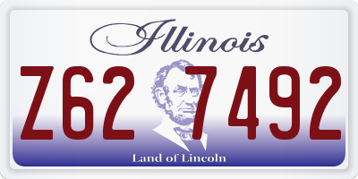 IL license plate Z627492
