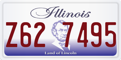 IL license plate Z627495