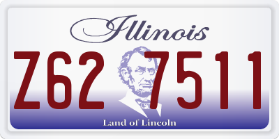 IL license plate Z627511