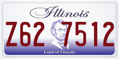 IL license plate Z627512