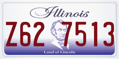IL license plate Z627513