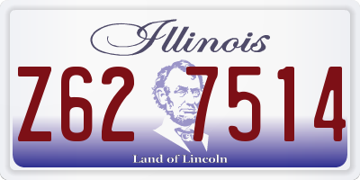 IL license plate Z627514