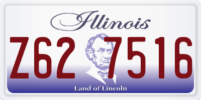IL license plate Z627516