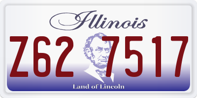 IL license plate Z627517