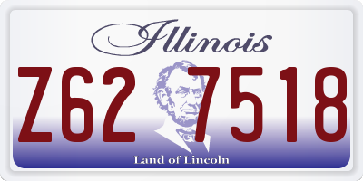 IL license plate Z627518