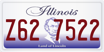 IL license plate Z627522