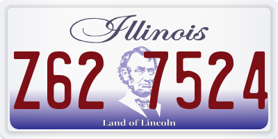IL license plate Z627524
