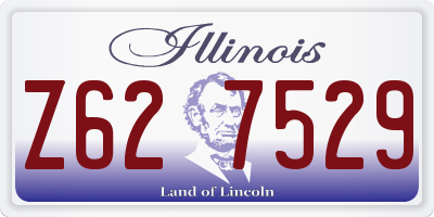 IL license plate Z627529