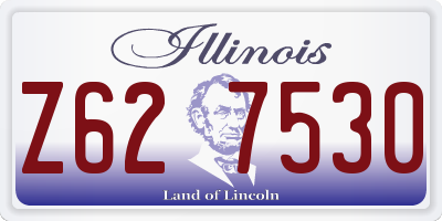 IL license plate Z627530
