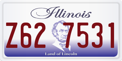 IL license plate Z627531