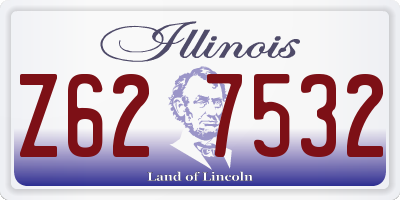 IL license plate Z627532
