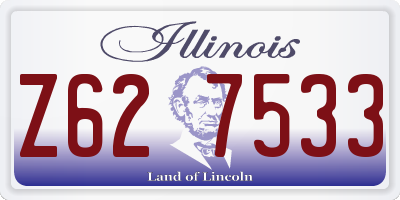 IL license plate Z627533