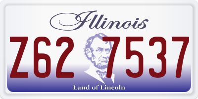 IL license plate Z627537