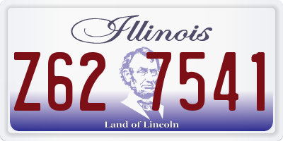 IL license plate Z627541