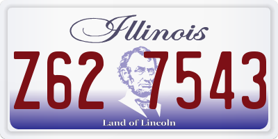 IL license plate Z627543