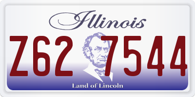 IL license plate Z627544