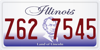 IL license plate Z627545