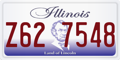 IL license plate Z627548