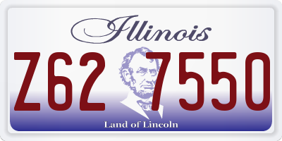 IL license plate Z627550