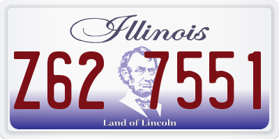 IL license plate Z627551