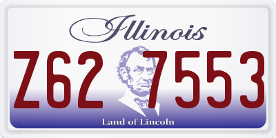 IL license plate Z627553