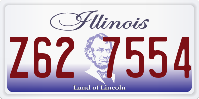 IL license plate Z627554