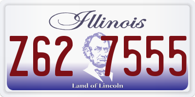 IL license plate Z627555