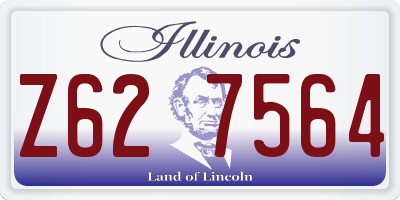 IL license plate Z627564