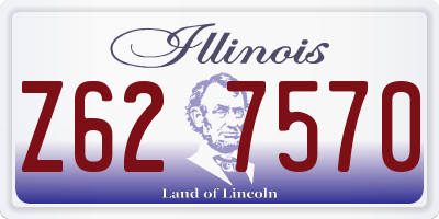IL license plate Z627570