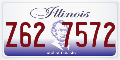 IL license plate Z627572