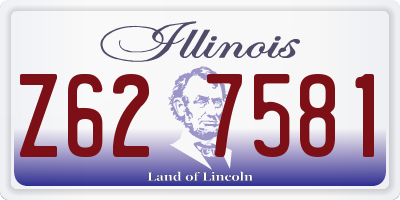 IL license plate Z627581