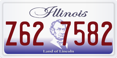 IL license plate Z627582