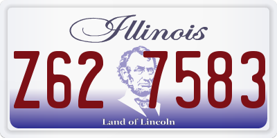 IL license plate Z627583