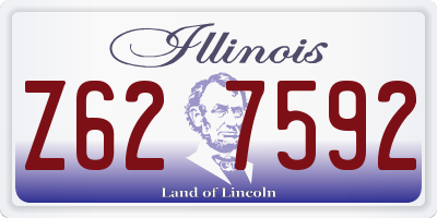 IL license plate Z627592