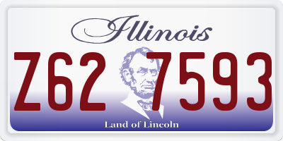 IL license plate Z627593