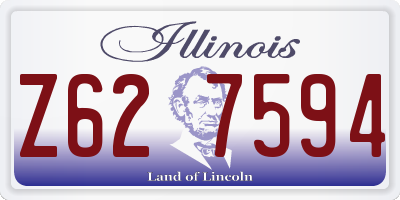 IL license plate Z627594
