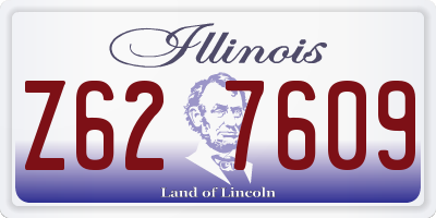 IL license plate Z627609