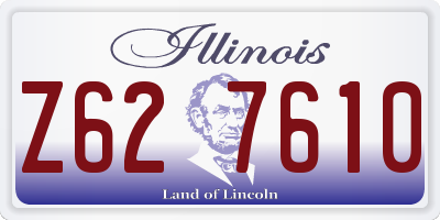 IL license plate Z627610