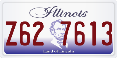 IL license plate Z627613