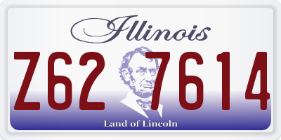 IL license plate Z627614