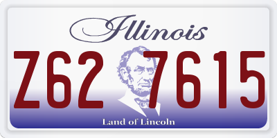 IL license plate Z627615