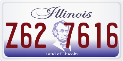 IL license plate Z627616