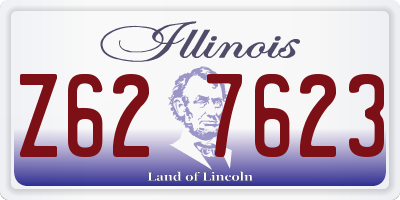 IL license plate Z627623