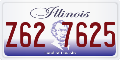 IL license plate Z627625