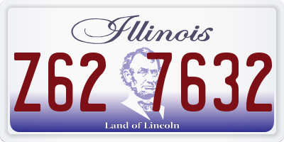 IL license plate Z627632