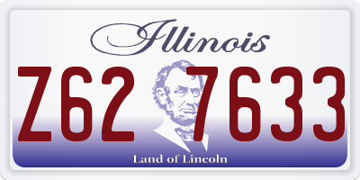 IL license plate Z627633