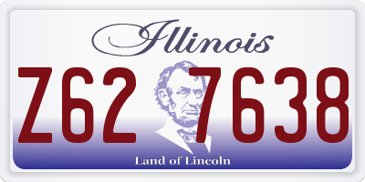 IL license plate Z627638