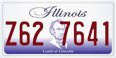IL license plate Z627641
