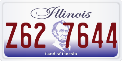 IL license plate Z627644